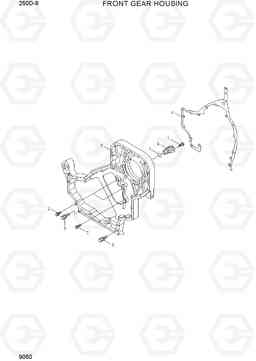 9060 FRONT GEAR HOUSING 250D-9, Hyundai