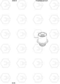 9120 THERMOSTAT 250D-9, Hyundai
