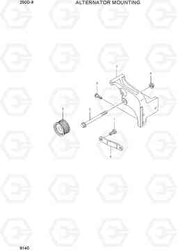 9140 ALTERNATOR MOUNTING 250D-9, Hyundai
