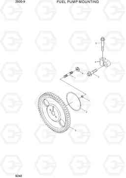 9240 FUEL PUMP MOUNTING 250D-9, Hyundai