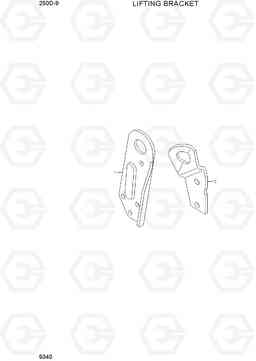 9340 LIFTING BRACKET 250D-9, Hyundai