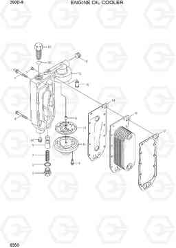 9350 ENGINE OIL COOLER 250D-9, Hyundai