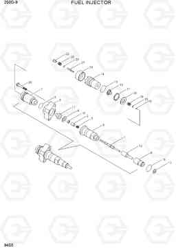 9450 FUEL INJECTOR 250D-9, Hyundai