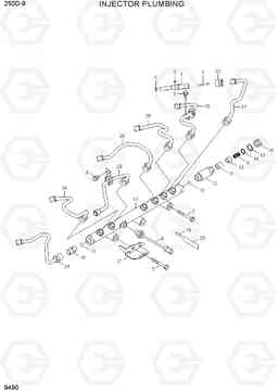 9490 INJECTOR PLUMBING 250D-9, Hyundai