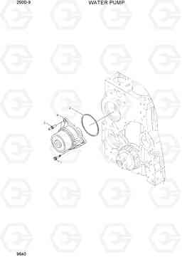 9640 WATER PUMP 250D-9, Hyundai