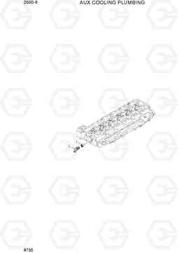 9730 AUX COOLING PLUMBING 250D-9, Hyundai