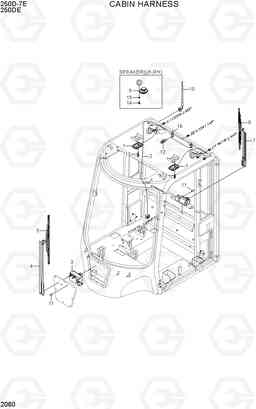 2060 CABIN HARNESS 250D-7E, Hyundai