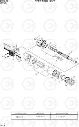 3510 STEERING UNIT 250D-7E, Hyundai