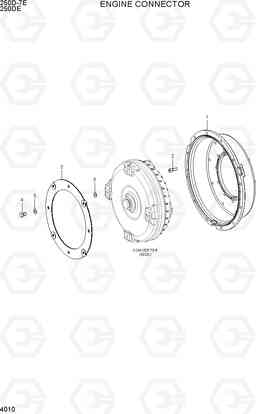 4010 ENGINE CONNECTOR 250D-7E, Hyundai