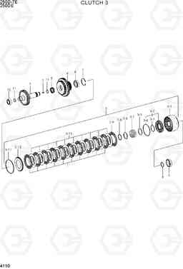 4110 CLUTCH 3 250D-7E, Hyundai