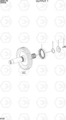 4120 OUTPUT 1 250D-7E, Hyundai