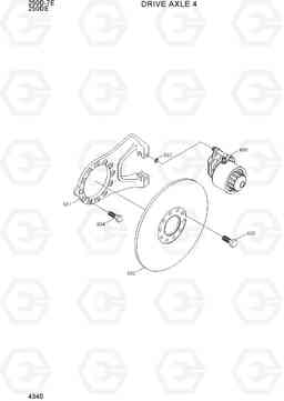 4340 DRIVE AXLE 4 250D-7E, Hyundai