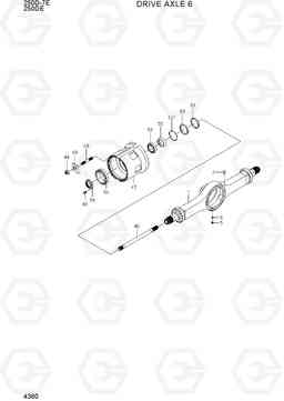 4360 DRIVE AXLE 6 250D-7E, Hyundai