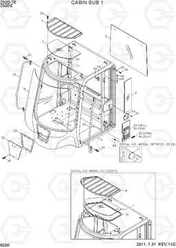 6030 CABIN SUB 1 250D-7E, Hyundai