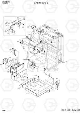 6041 CABIN SUB 2 250D-7E, Hyundai