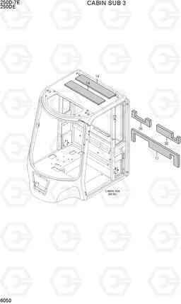 6050 CABIN SUB 3 250D-7E, Hyundai