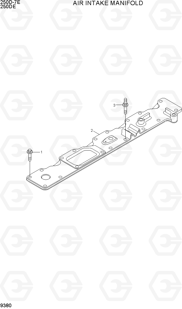 9380 AIR INTAKE MANIFOLD 250D-7E, Hyundai