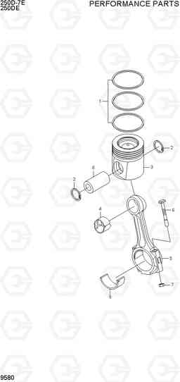 9580 PERFORMANCE PARTS 250D-7E, Hyundai