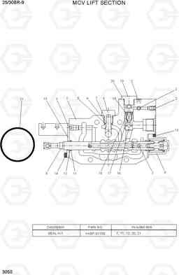 3050 MCV LIFT SECTION 25/30BR-9, Hyundai