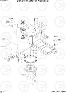 4010 DRIVE UNIT & MOTOR MOUNTING 25/30BR-9, Hyundai