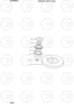 4022 DRIVE UNIT (3/4) 25/30BR-9, Hyundai