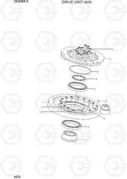 4023 DRIVE UNIT (4/4) 25/30BR-9, Hyundai