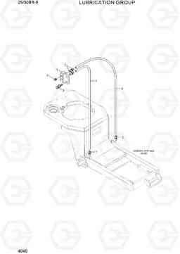 4040 LUBRICATION GROUP 25/30BR-9, Hyundai