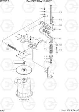 5040 CALIPER BRAKE 25/30BR-9, Hyundai