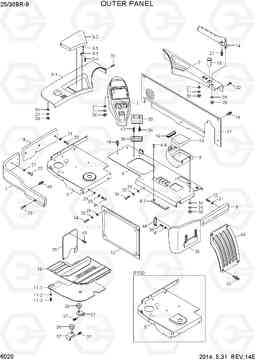 6020 OUTER PANEL 25/30BR-9, Hyundai