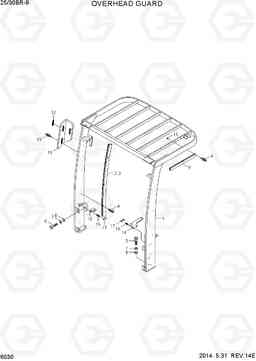 6030 OVERHEAD GUARD 25/30BR-9, Hyundai