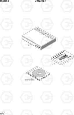 8040 MANUALS 25/30BR-9, Hyundai