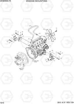 1010 ENGINE MOUNTING 25/30/33G-7A, Hyundai