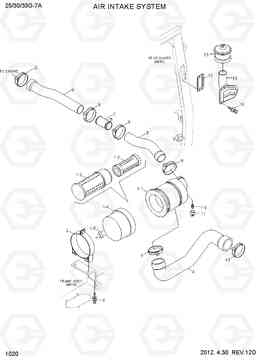 1020 AIR INTAKE SYSTEM 25/30/33G-7A, Hyundai