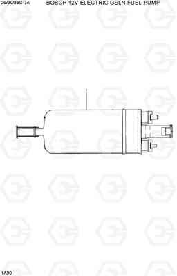 1A90 BOSCH 12V ELECTRIC GSLN FUEL PUMP 25/30/33G-7A, Hyundai