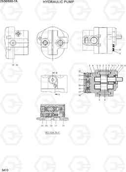 3A10 HYDRAULIC PUMP 25/30/33G-7A, Hyundai