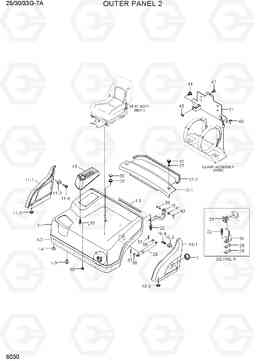 6030 OUTER PANEL 2 25/30/33G-7A, Hyundai