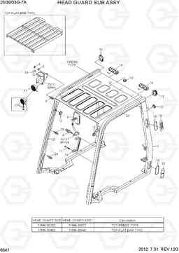 6041 HEAD GUARD SUB ASSY 25/30/33G-7A, Hyundai