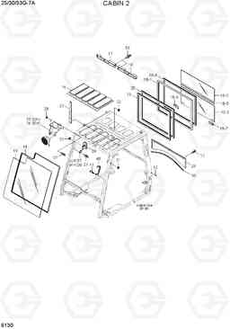 6130 CABIN 2 25/30/33G-7A, Hyundai