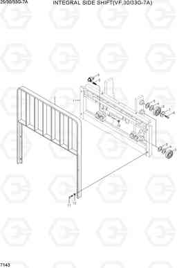 7143 INTEGRAL SIDE SHIFT (VF,30/33G-7A) 25/30/33G-7A, Hyundai