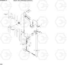 7440 MAST HYD PIPING (TS-MAST) 25/30/33G-7A, Hyundai