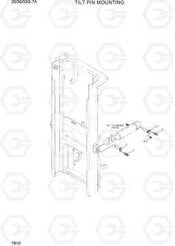 7610 TILT PIN MOUNTING 25/30/33G-7A, Hyundai