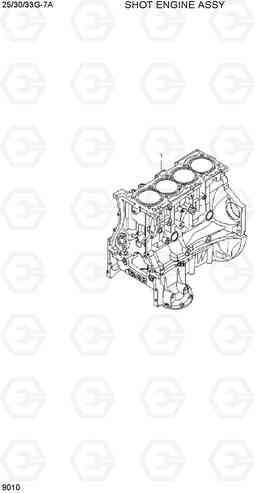 9010 SHOT ENGINE ASSY 25/30/33G-7A, Hyundai