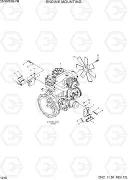 1010 ENGINE MOUNTING 25/30/33G-7M, Hyundai