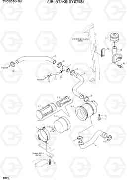 1020 AIR INTAKE SYSTEM 25/30/33G-7M, Hyundai