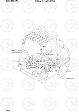 2050 FRAME HARNESS 25/30/33G-7M, Hyundai