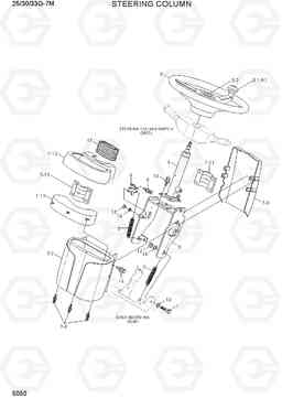 5050 STEERING COLUMN 25/30/33G-7M, Hyundai