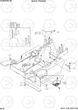 6010 MAIN FRAME 25/30/33G-7M, Hyundai