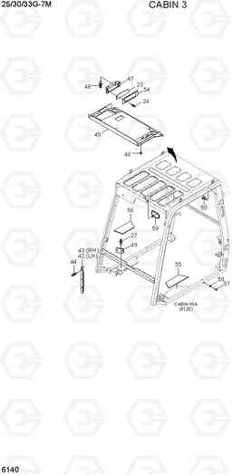 6140 CABIN 3 25/30/33G-7M, Hyundai