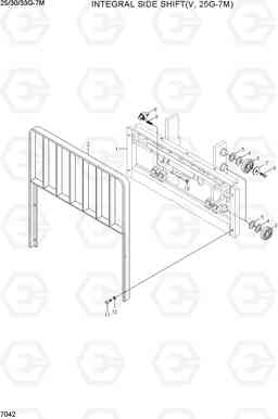 7042 INTEGRAL SIDE SHIFT (V,25G-7M) 25/30/33G-7M, Hyundai