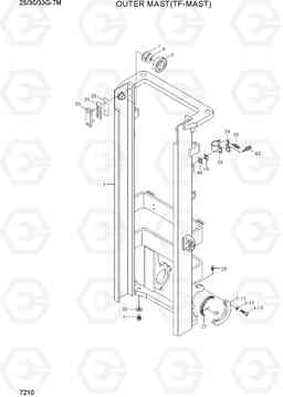 7210 OUTER MAST (TF-MAST) 25/30/33G-7M, Hyundai